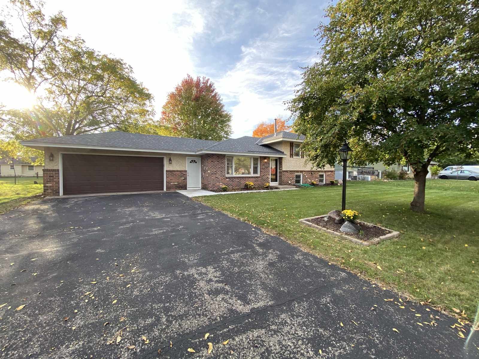 A finished flip house on the day it was done
